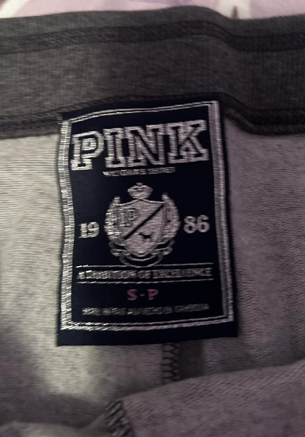 PINK Grey Leggings - Small image indicator(3)