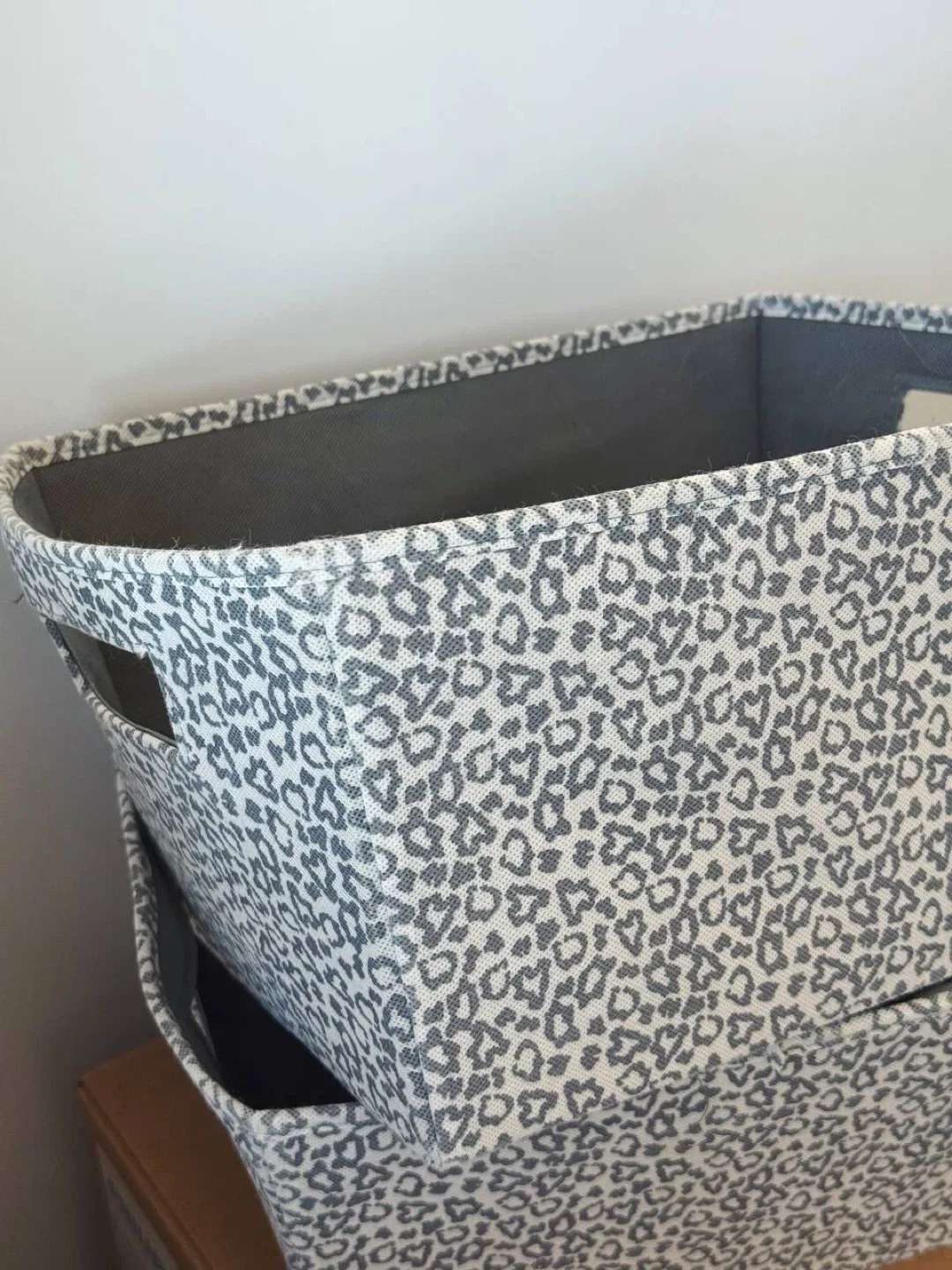 Set of 2 Bathroom Storage Baskets – Leopard Print image indicator(2)