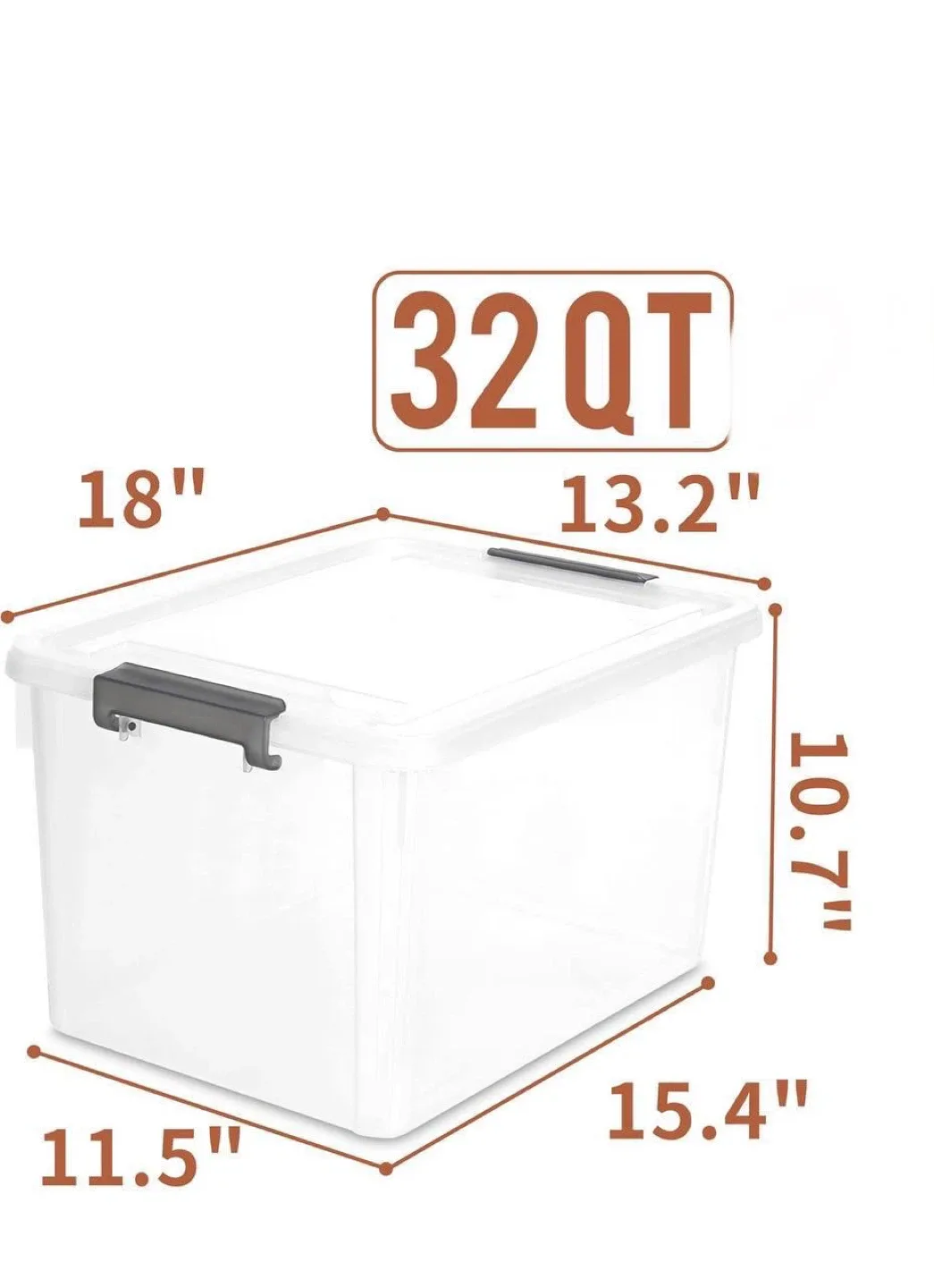 Big storage plastic bins , set of 2 for $35 image indicator(5)
