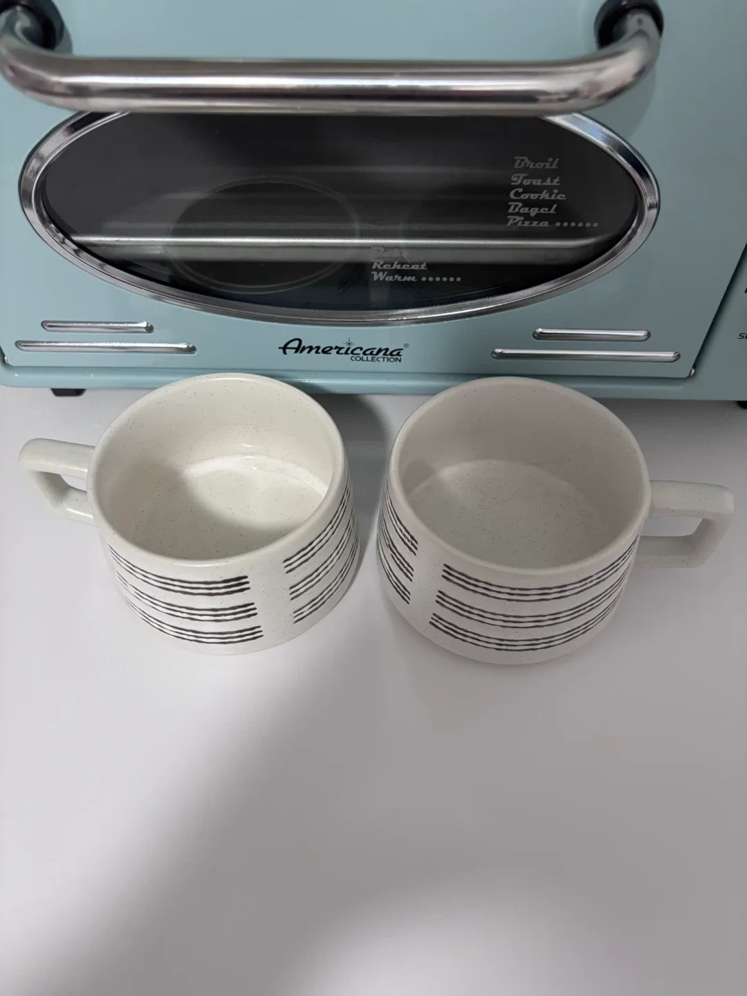 #cleanout Striped Mugs - 8 oz - Set of 2 image indicator(2)