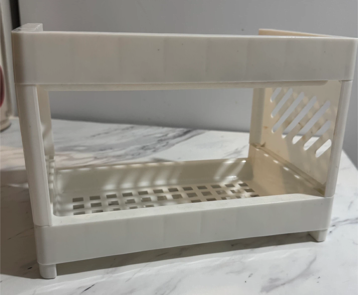White Plastic Shelf Organizer - photo 3