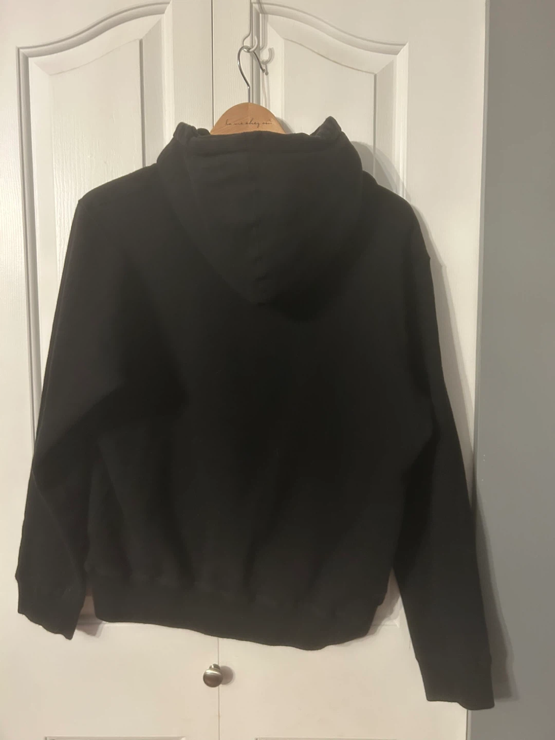 Supreme Comme Des Garcons CDG Box Logo Hooded Sweatshirt Black - photo 3