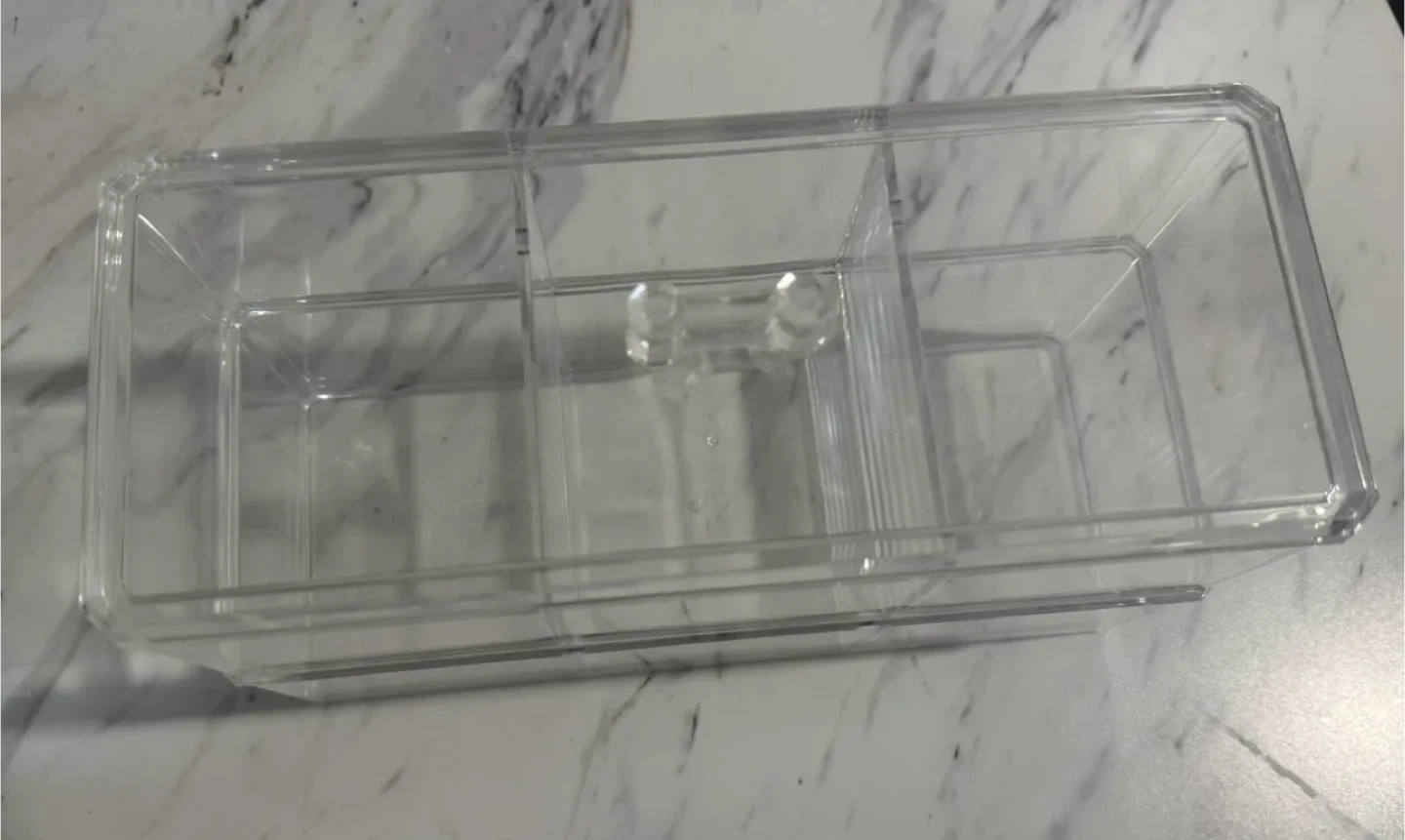 Clear Acrylic Makeup Organizer image indicator(3)