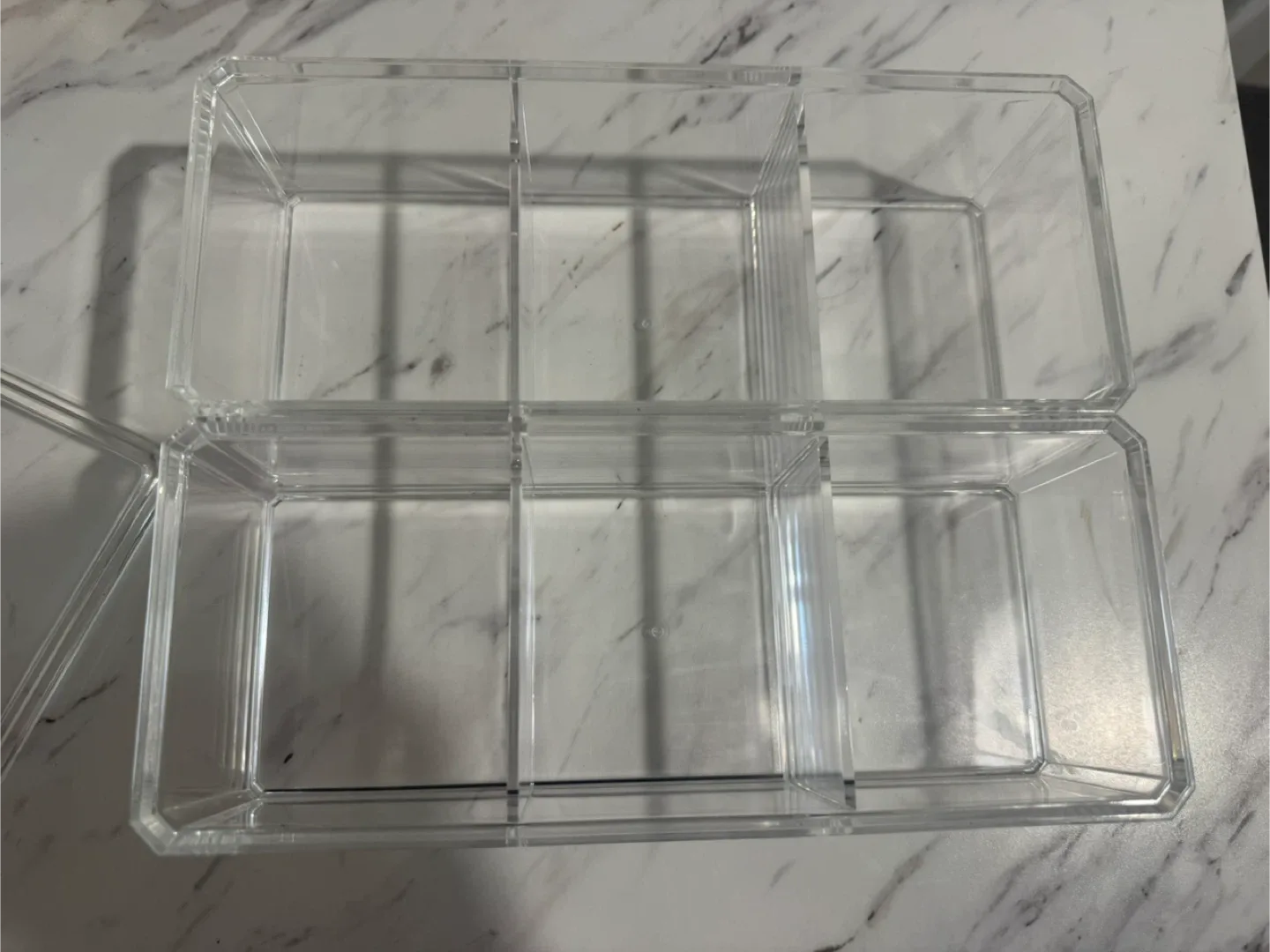 Clear Acrylic Makeup Organizer image indicator(4)