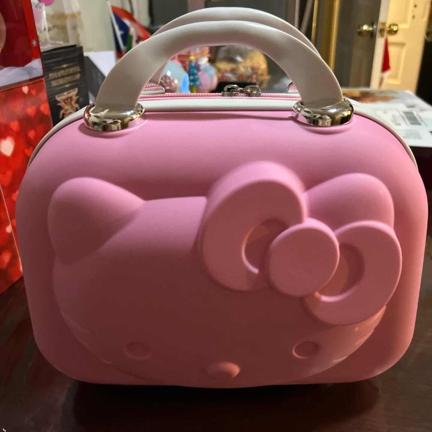 Hello Kitty Pink Cosmetic Travel Case