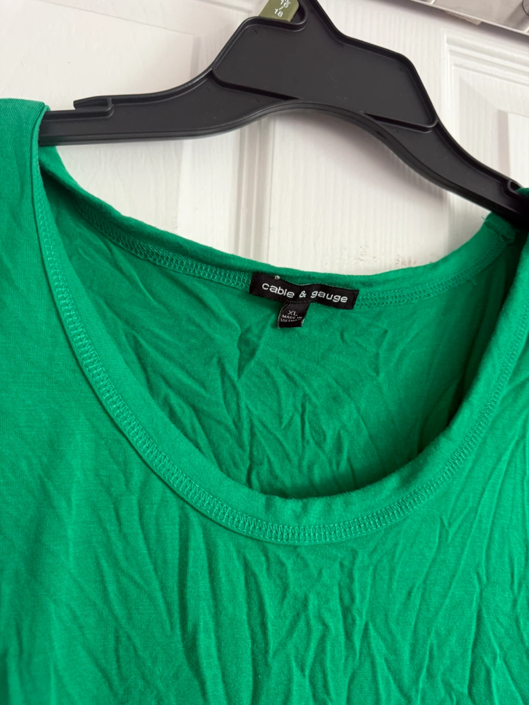 Cable & Gauge Green T-Shirt - XL