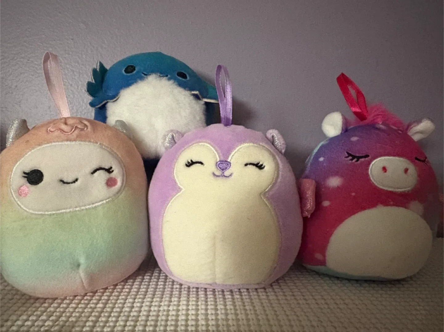 Assorted Squishmallow Plush Ornaments Bundle