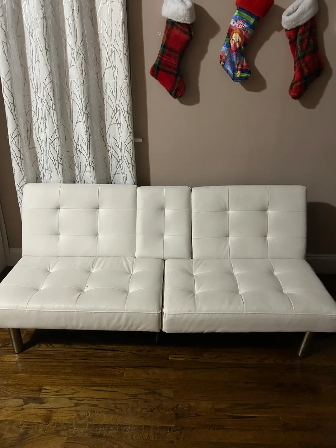 White Futon Sofa Bed
