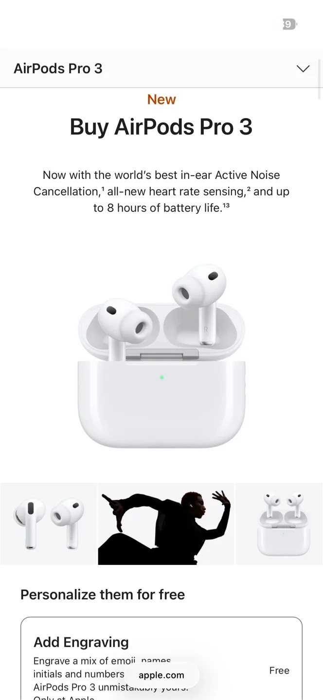 New Apple AirPods Pro 3