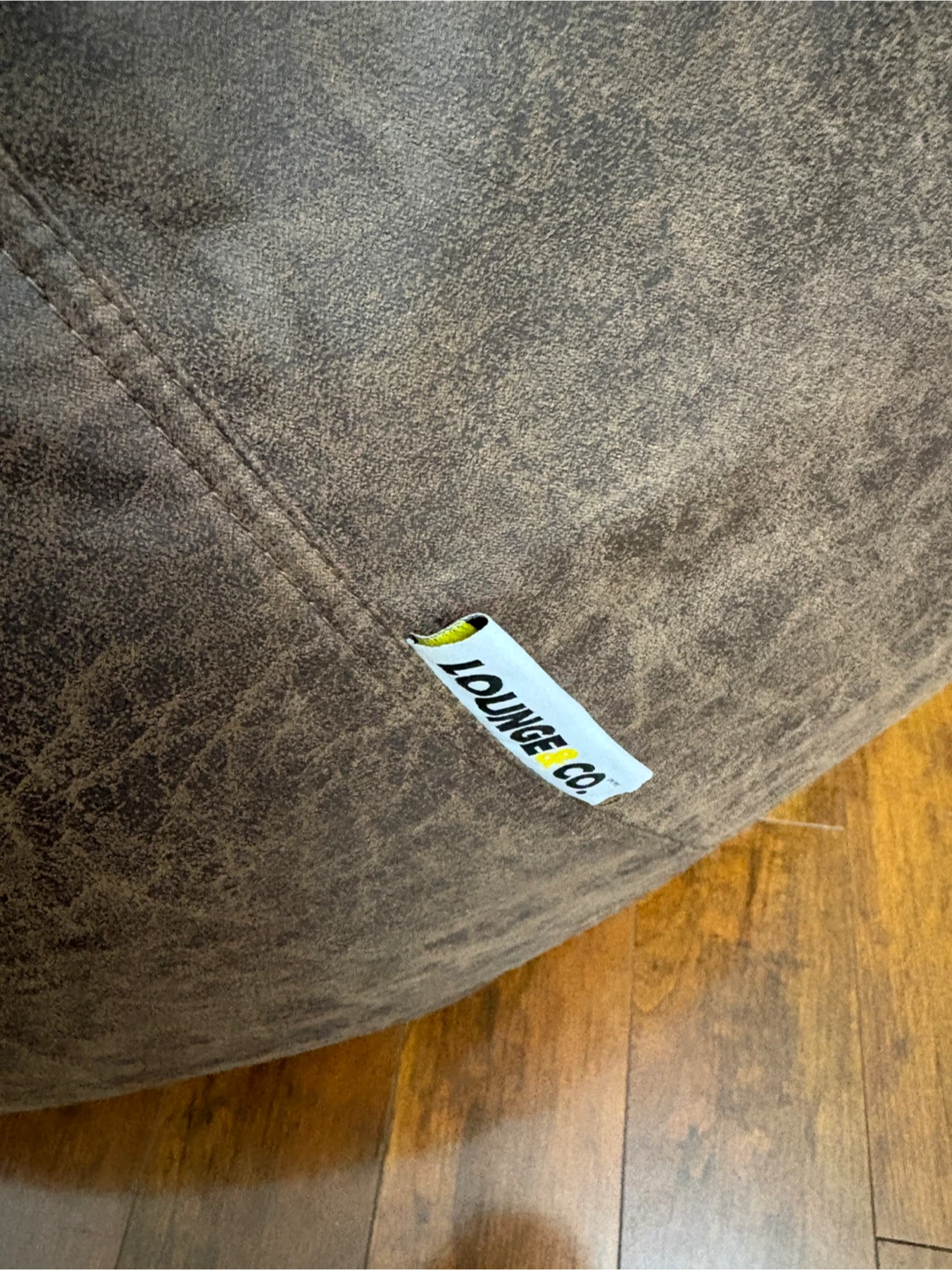 Lounge Co Brown Beanbag Chair - photo 3