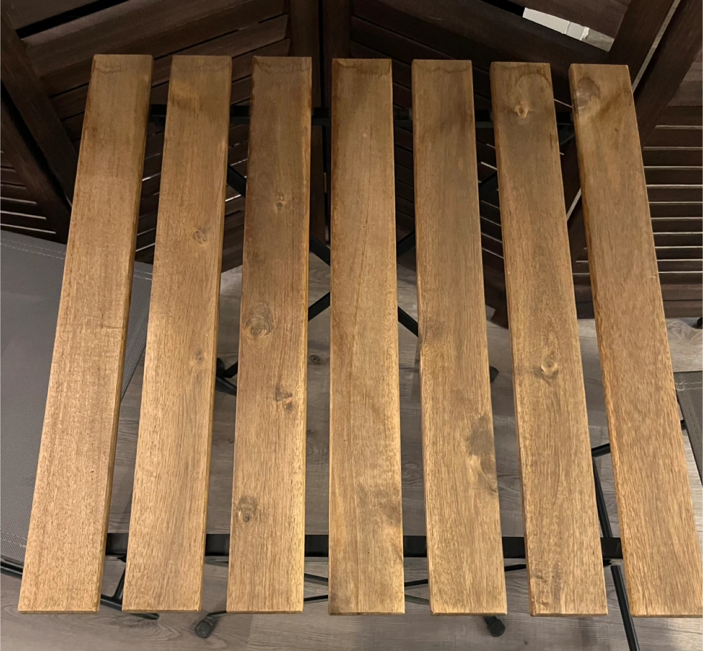Wooden Folding Table - photo 2