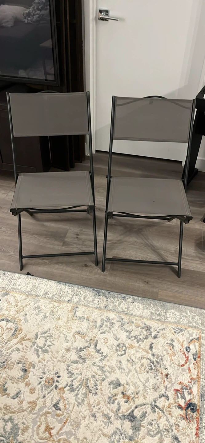 Folding Chairs (Set of 2)