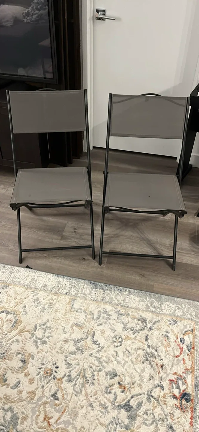 Folding Chairs (Set of 2)