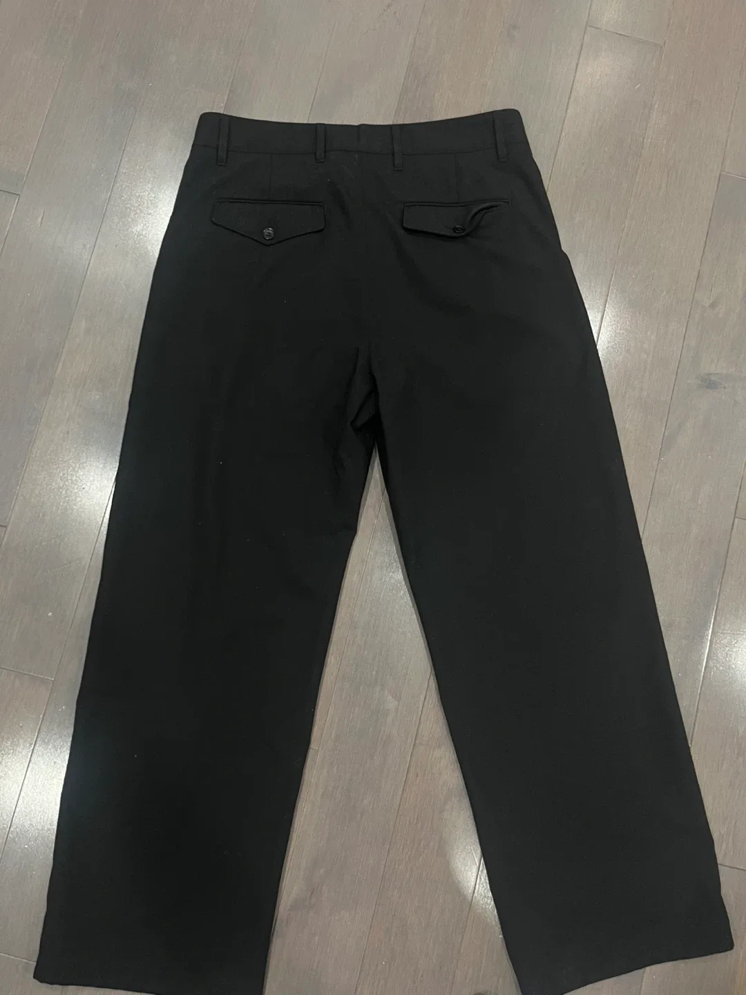 HOPE Stockholm Black Wide Leg Trousers Size 48/40 image indicator(3)