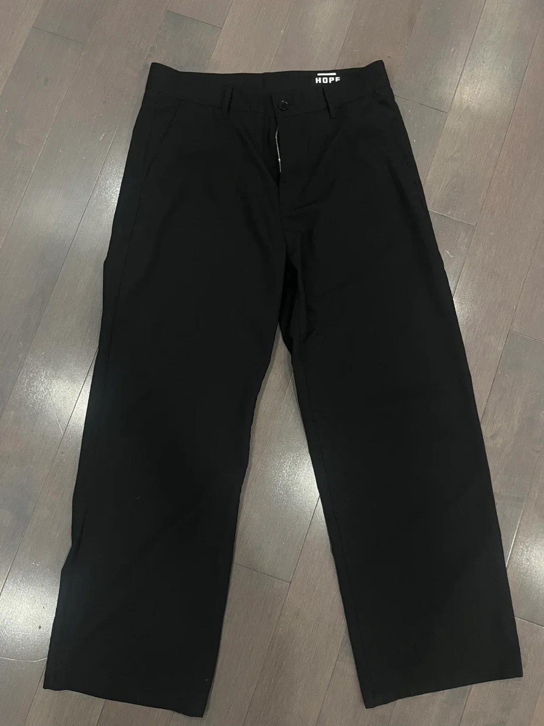 HOPE Stockholm Black Wide Leg Trousers Size 48/40