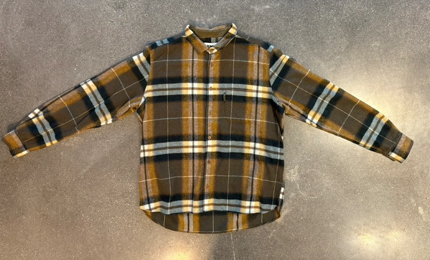 YMC Check Shirt Size L