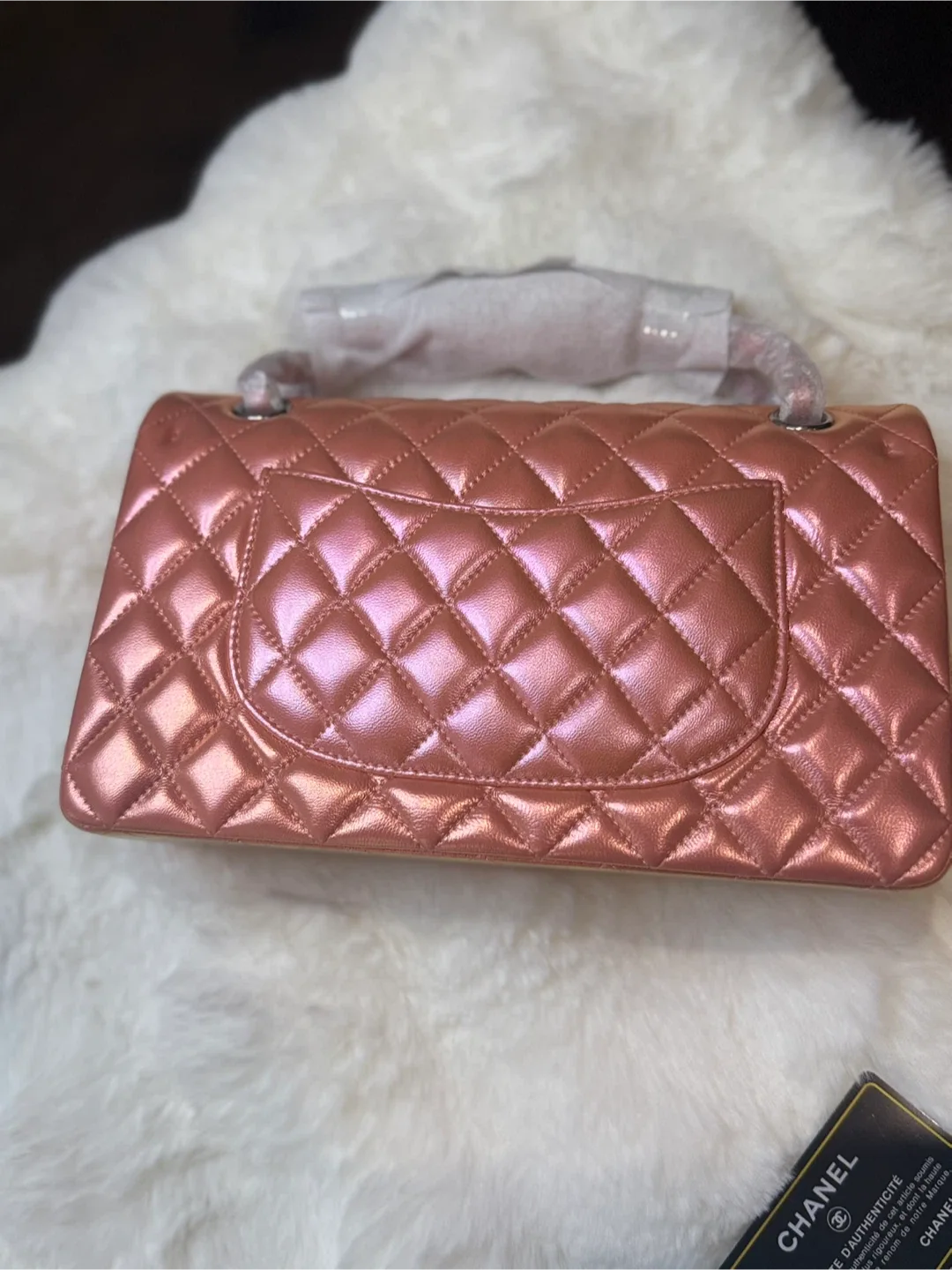Chanel inspired 22C A1112 Flap Bag - Gold Medium