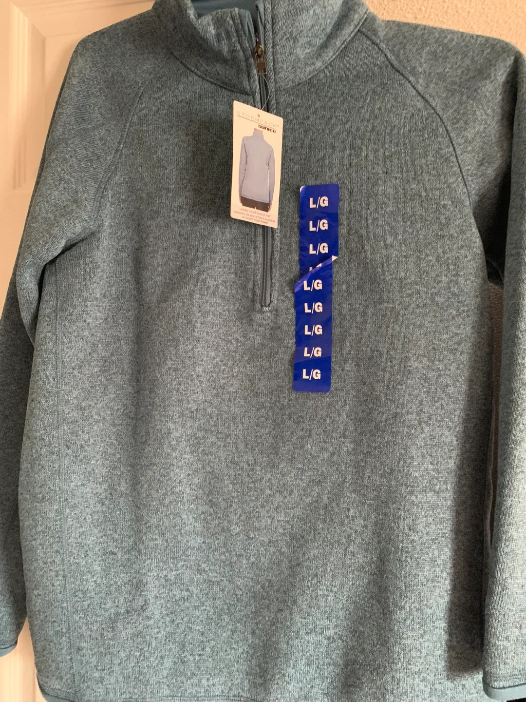 Sunice Stormpack Ladies' 1/4 Zip Fleece Top - L