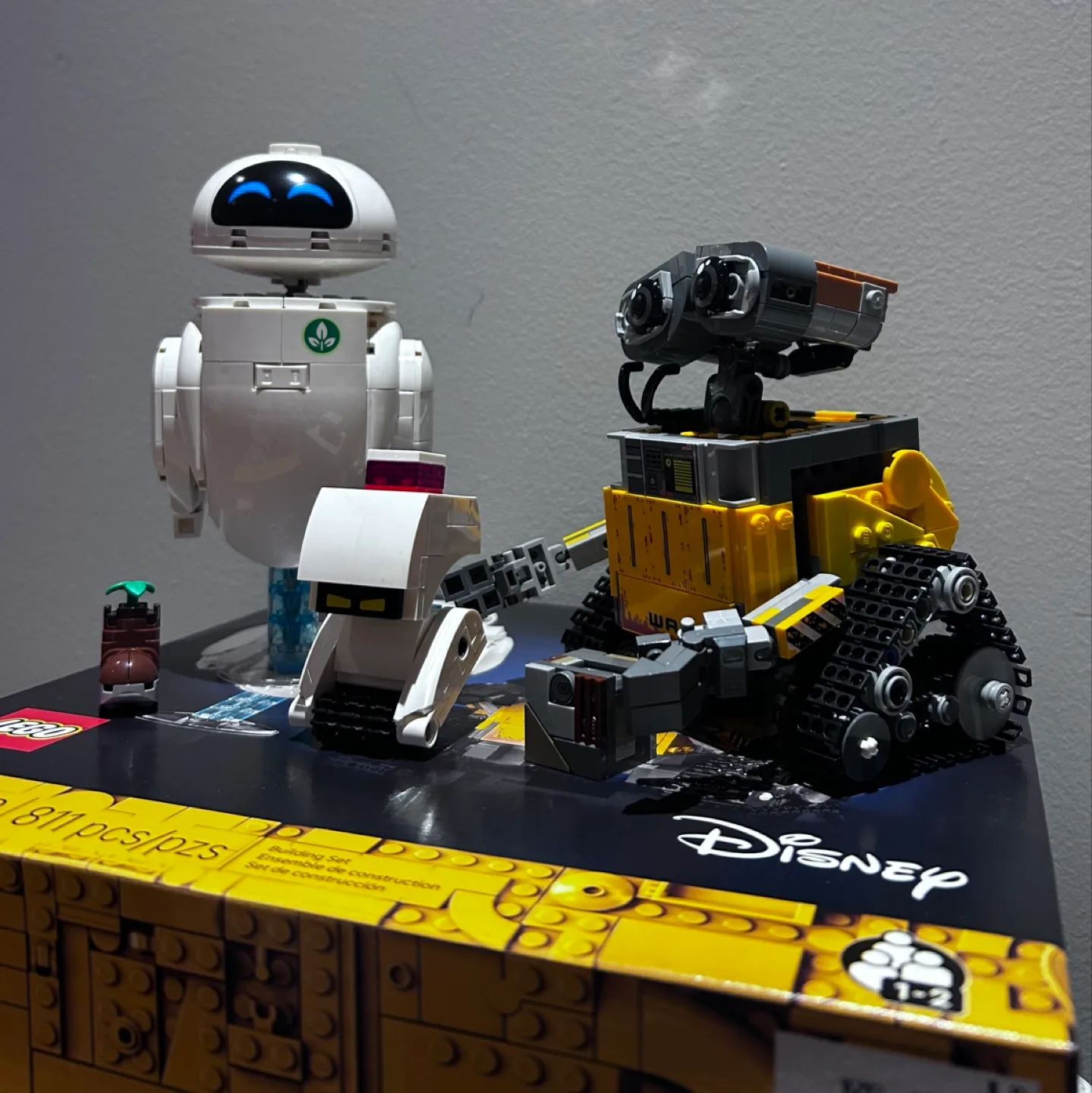 Lego Wall-E and Eve