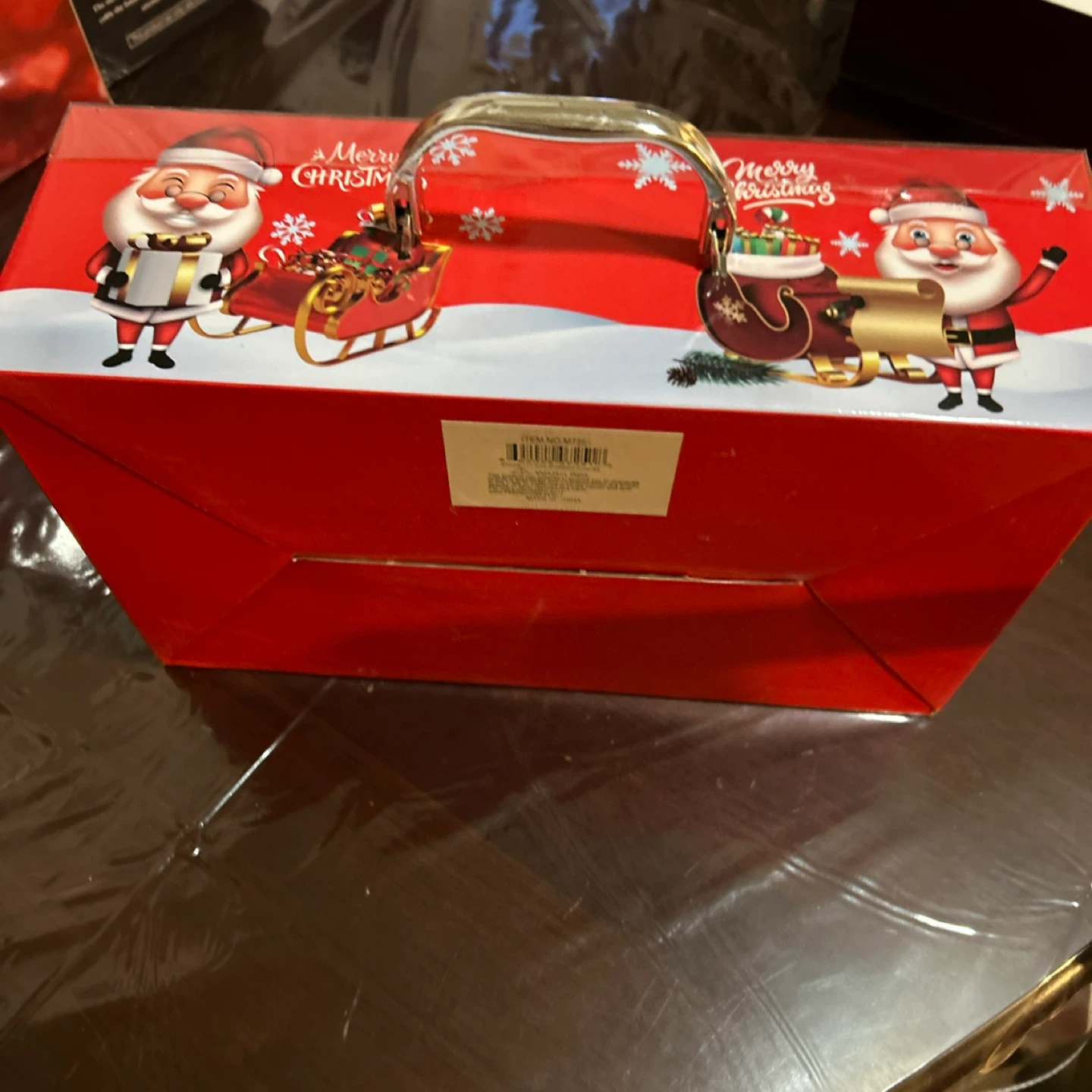 Christmas Mug Set with Santa Plush - New in Box