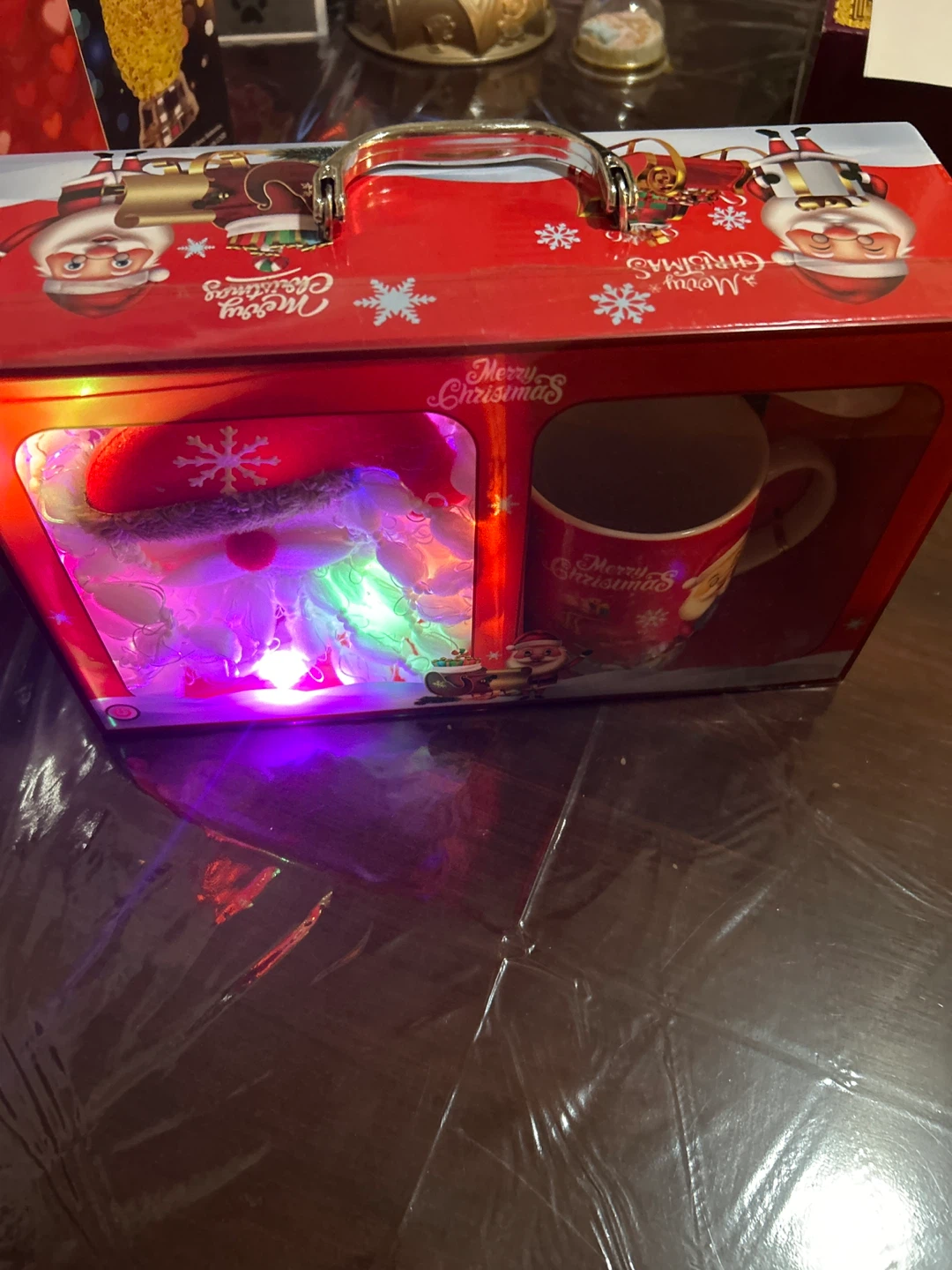 Christmas Mug Set with Santa Plush - New in Box - photo 3