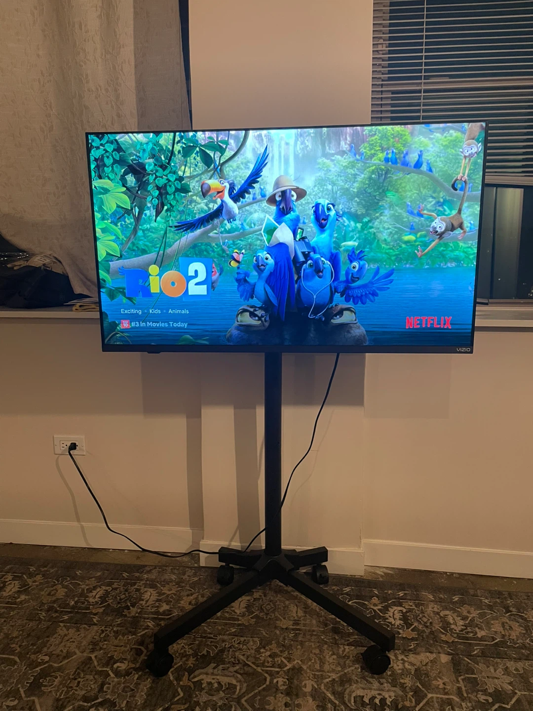 Vizio 40’ TV on Stand