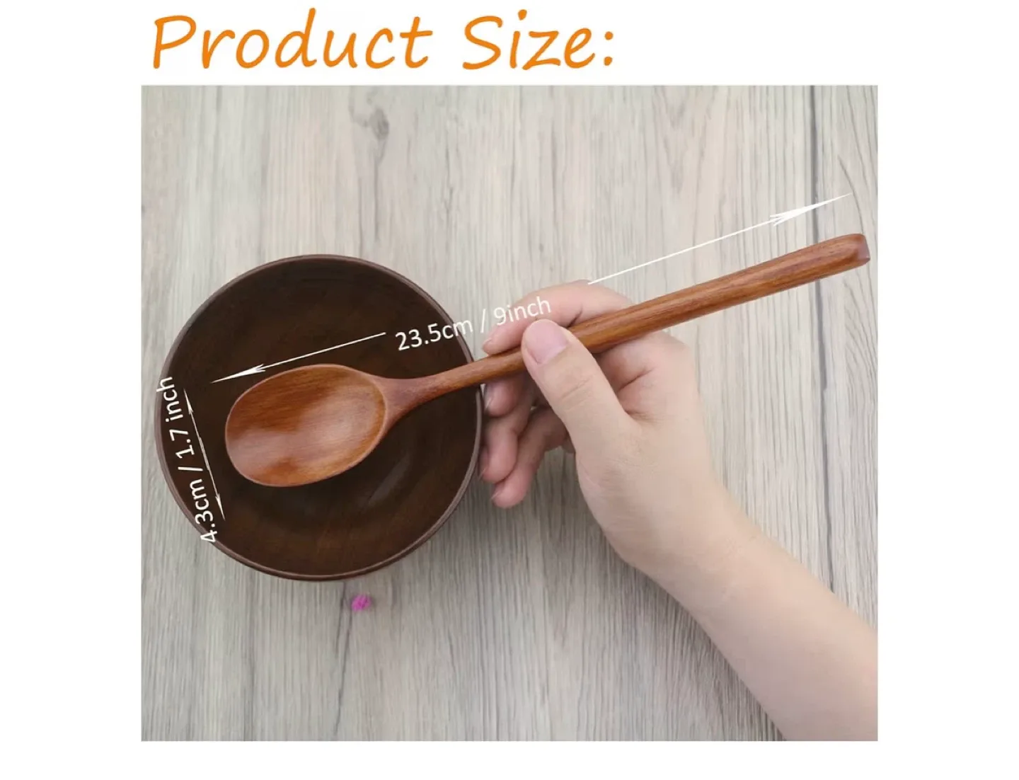 Wooden Spoons, 4 Pieces 9 Inch image indicator(4)