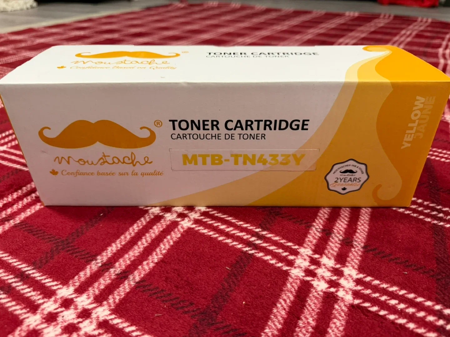 Moustache MTB-TN433Y Yellow Toner Cartridge # Cleanout