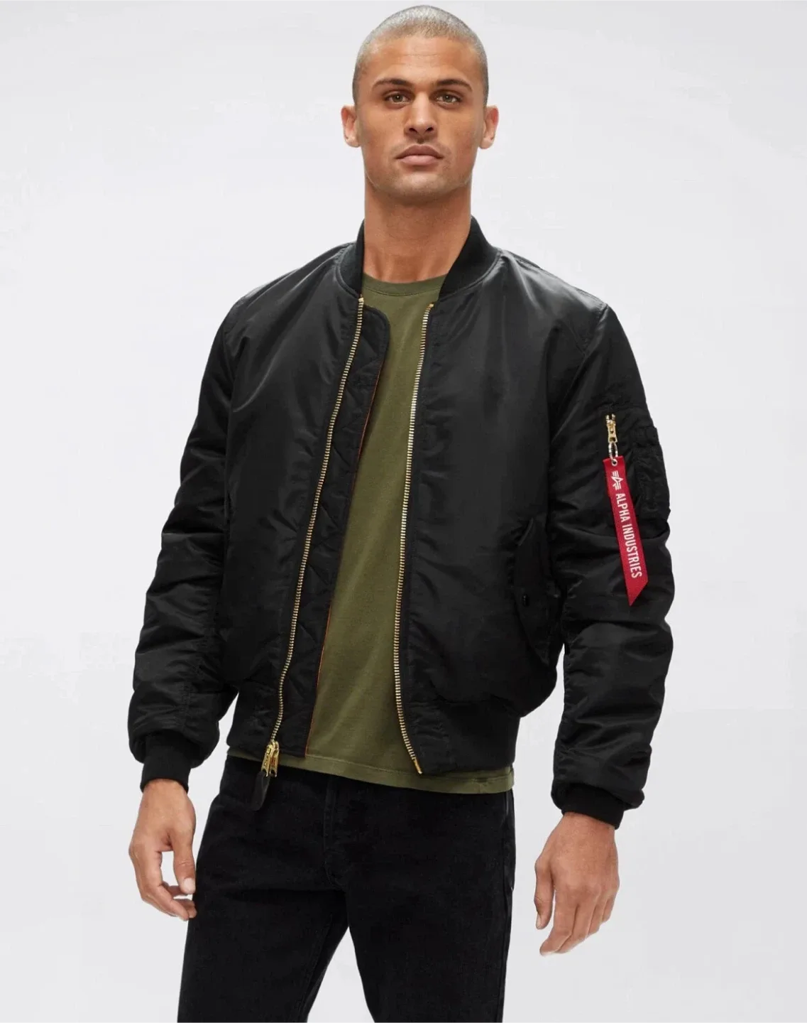 ALPHA INDUSTRIES MA1 FLYERS BOMBER JACKET BORN OF PURPOSE image indicator(2)