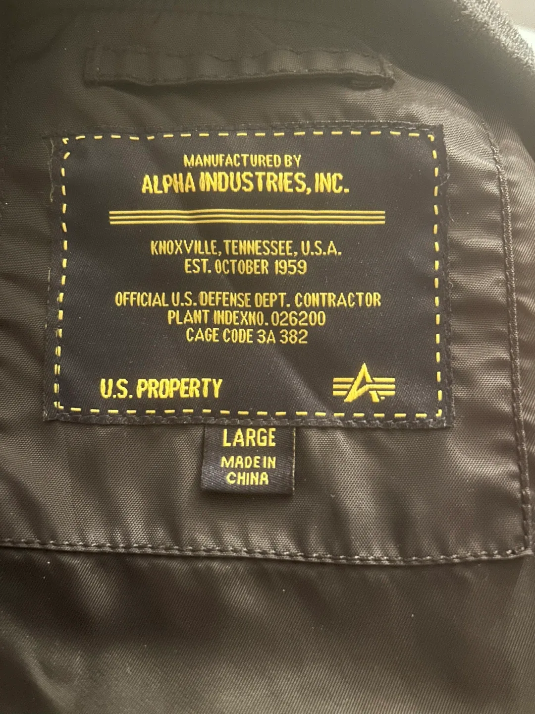 ALPHA INDUSTRIES MA1 FLYERS BOMBER JACKET BORN OF PURPOSE image indicator(7)