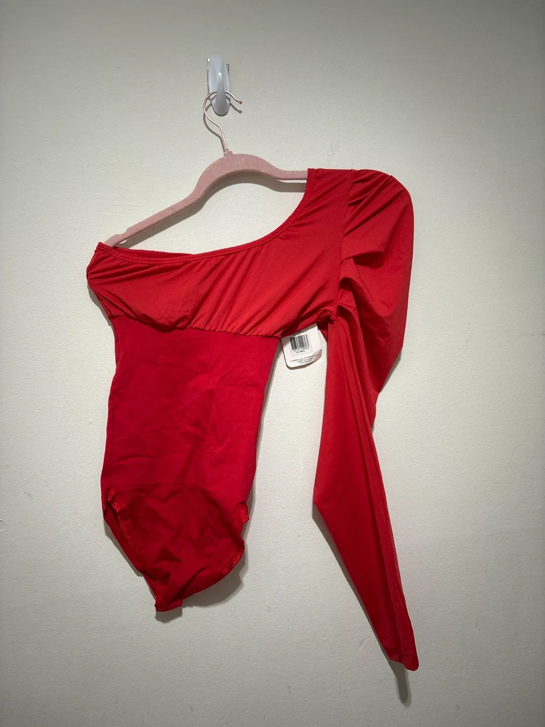 Body, Shape, Tissini Red One-Sleeve Body Barbara Size S image indicator(2)