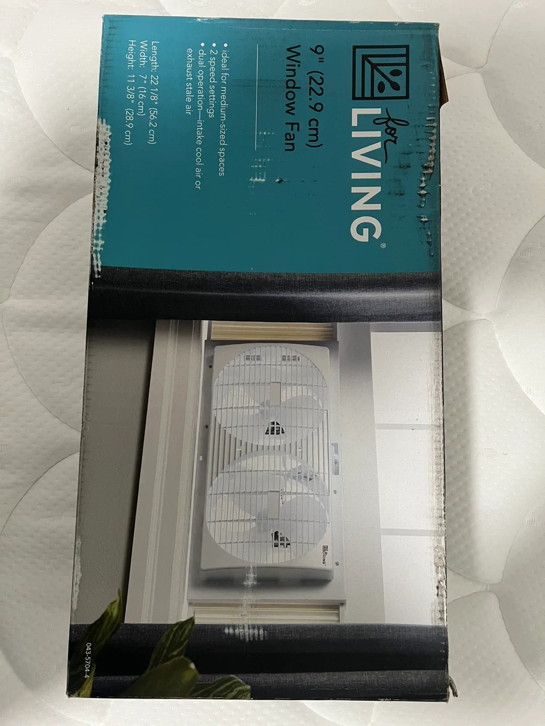 For Living 9" Window Fan