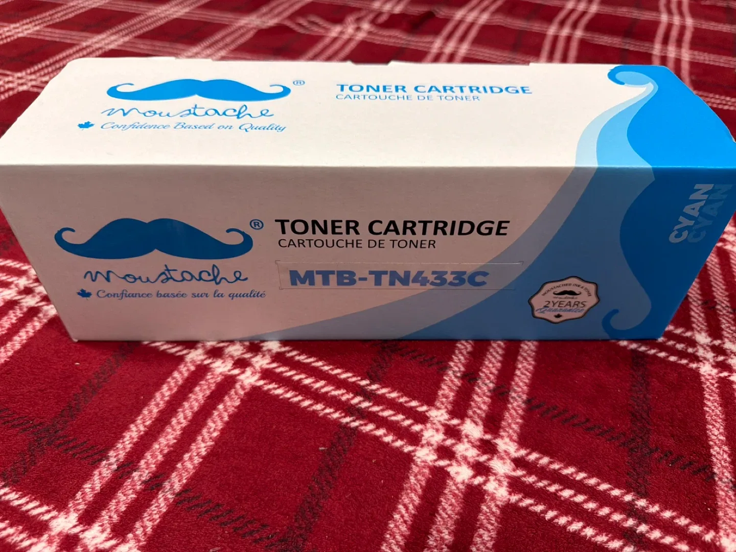 New Moustache MTB-TN433C Cyan Toner Cartridge -#Cleanout