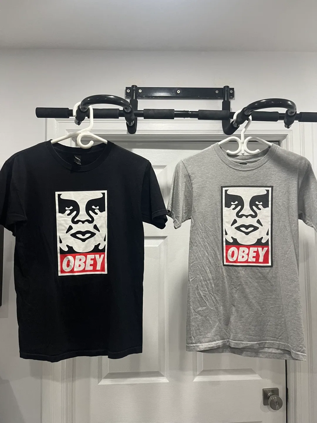 Obey T-Shirts - Black & Grey, Size S