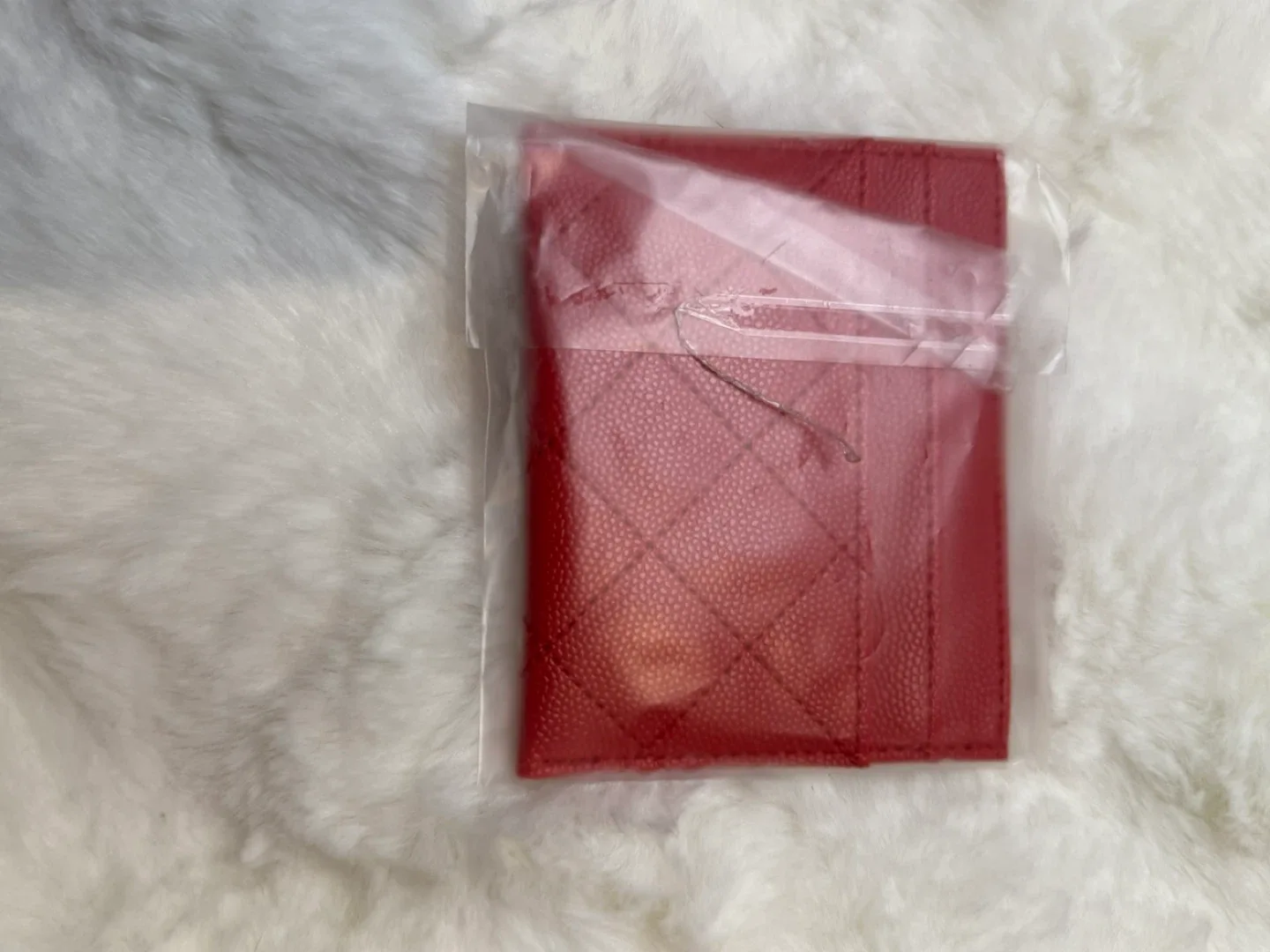 New Chanel Inspired Red Card Holder