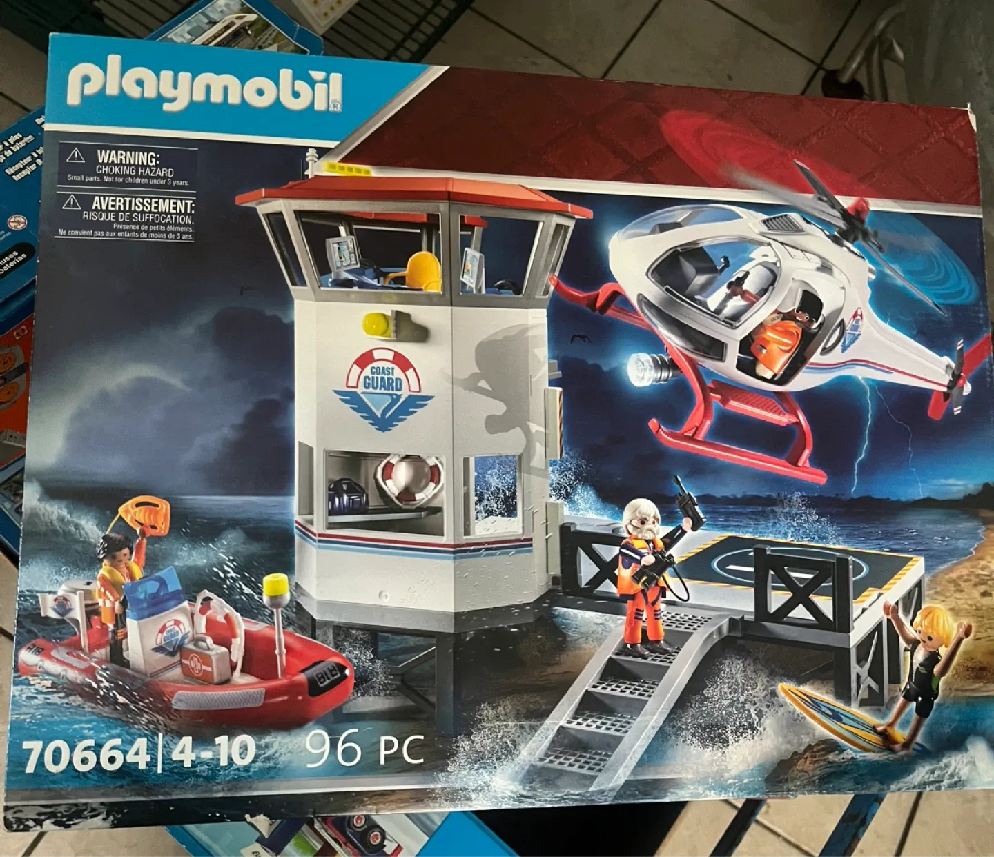 New Playmobil Coast Guard Playset 70664 (Ages 4-10)