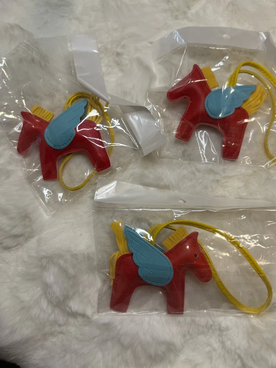 Assorted Patterned Bag Handle Scarves - New image indicator(5)