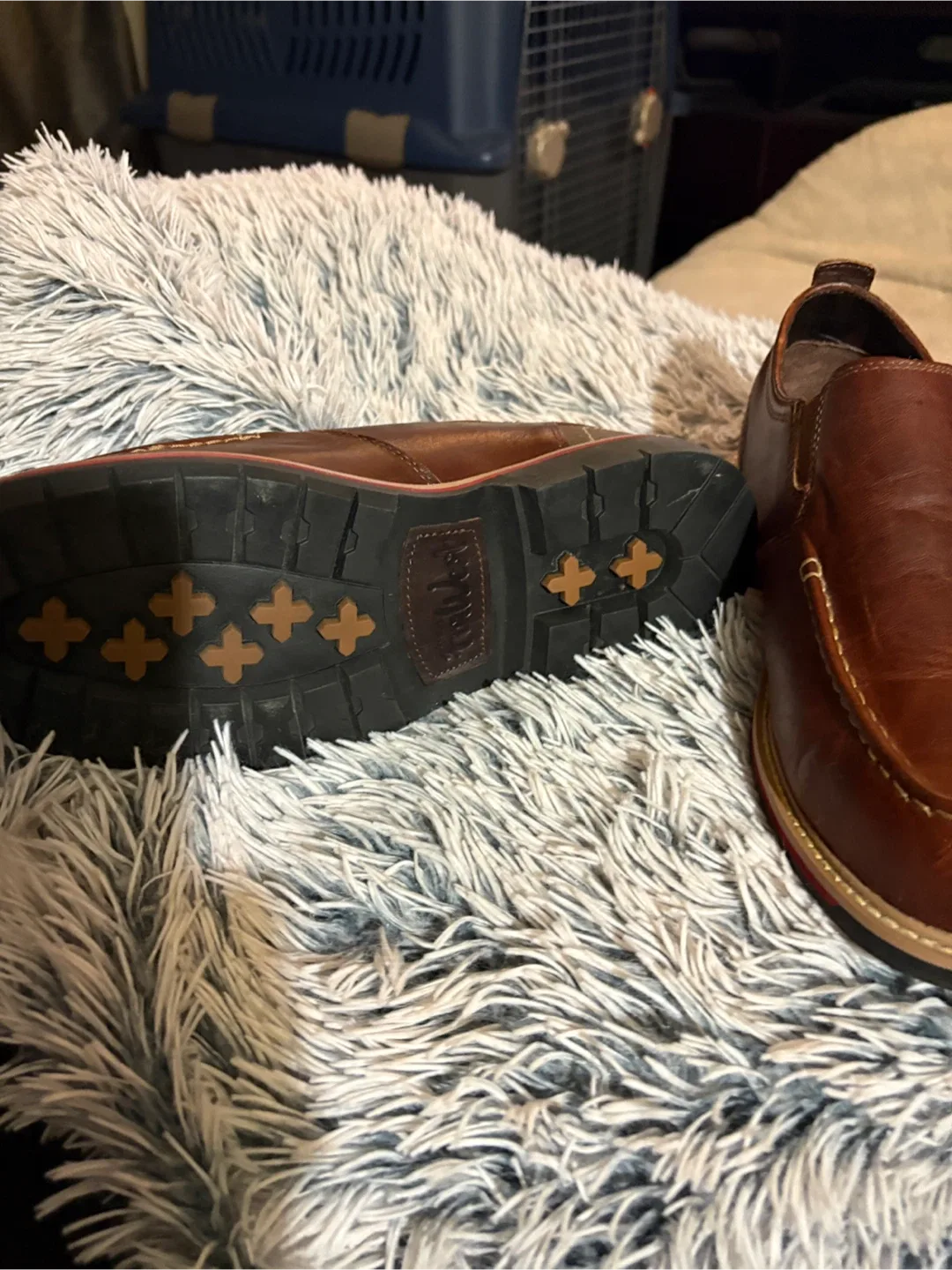 FARWEST LEATHER SLIP LOAFERS image indicator(3)