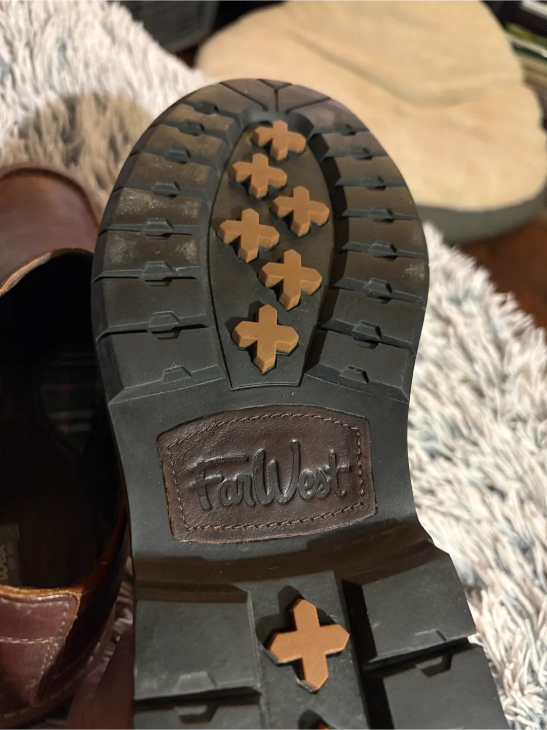 FARWEST LEATHER SLIP LOAFERS image indicator(4)