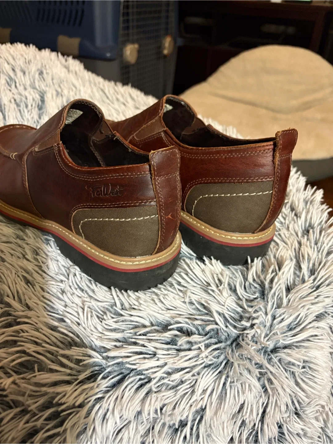 FARWEST LEATHER SLIP LOAFERS image indicator(2)