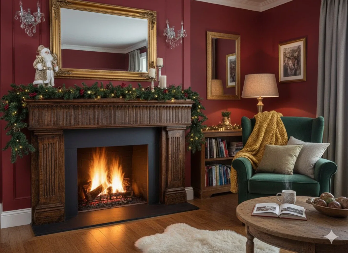 NOMA 9' Carolina Pre-Lit Garland