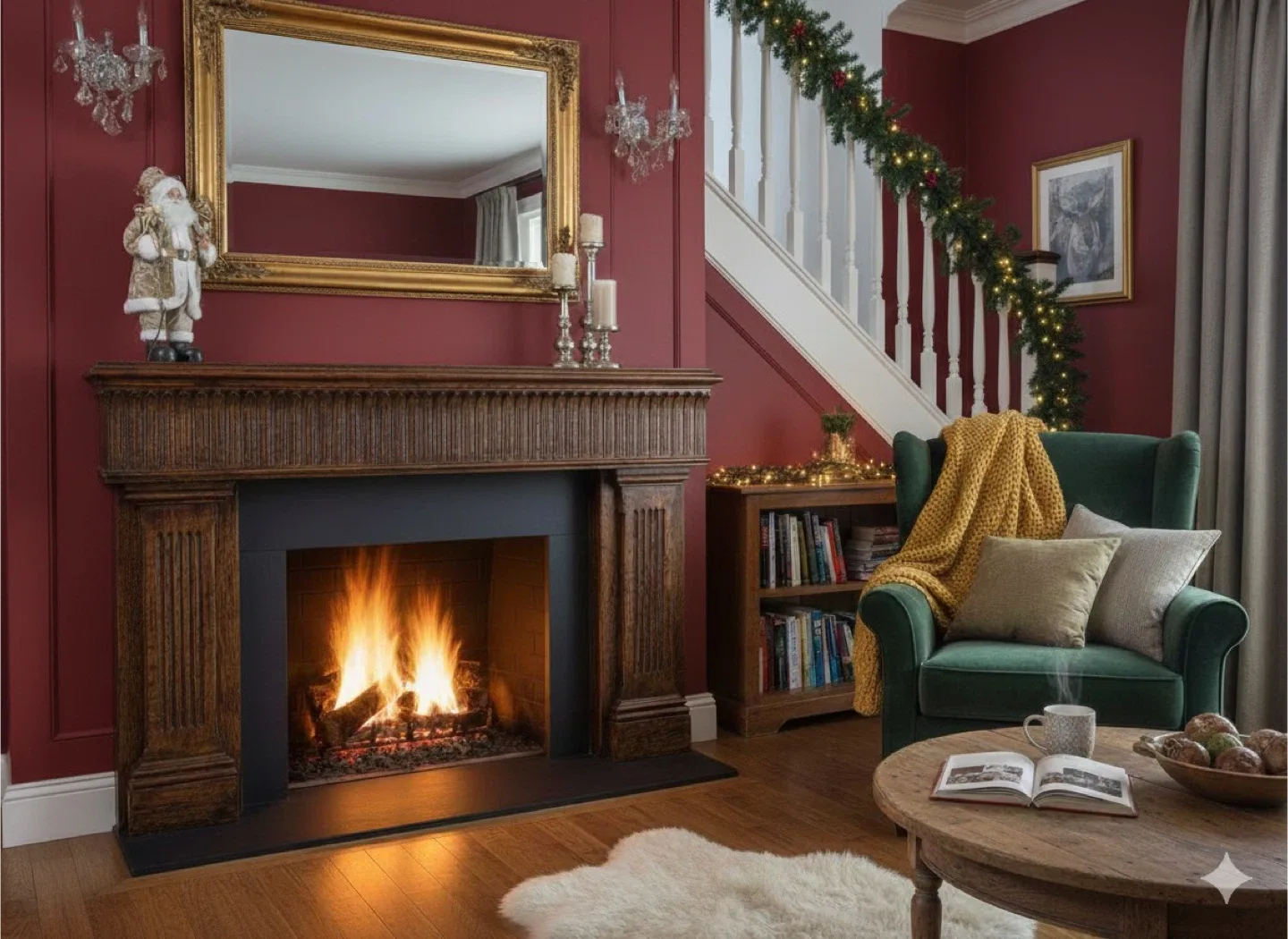 NOMA 9' Carolina Pre-Lit Garland image indicator(2)