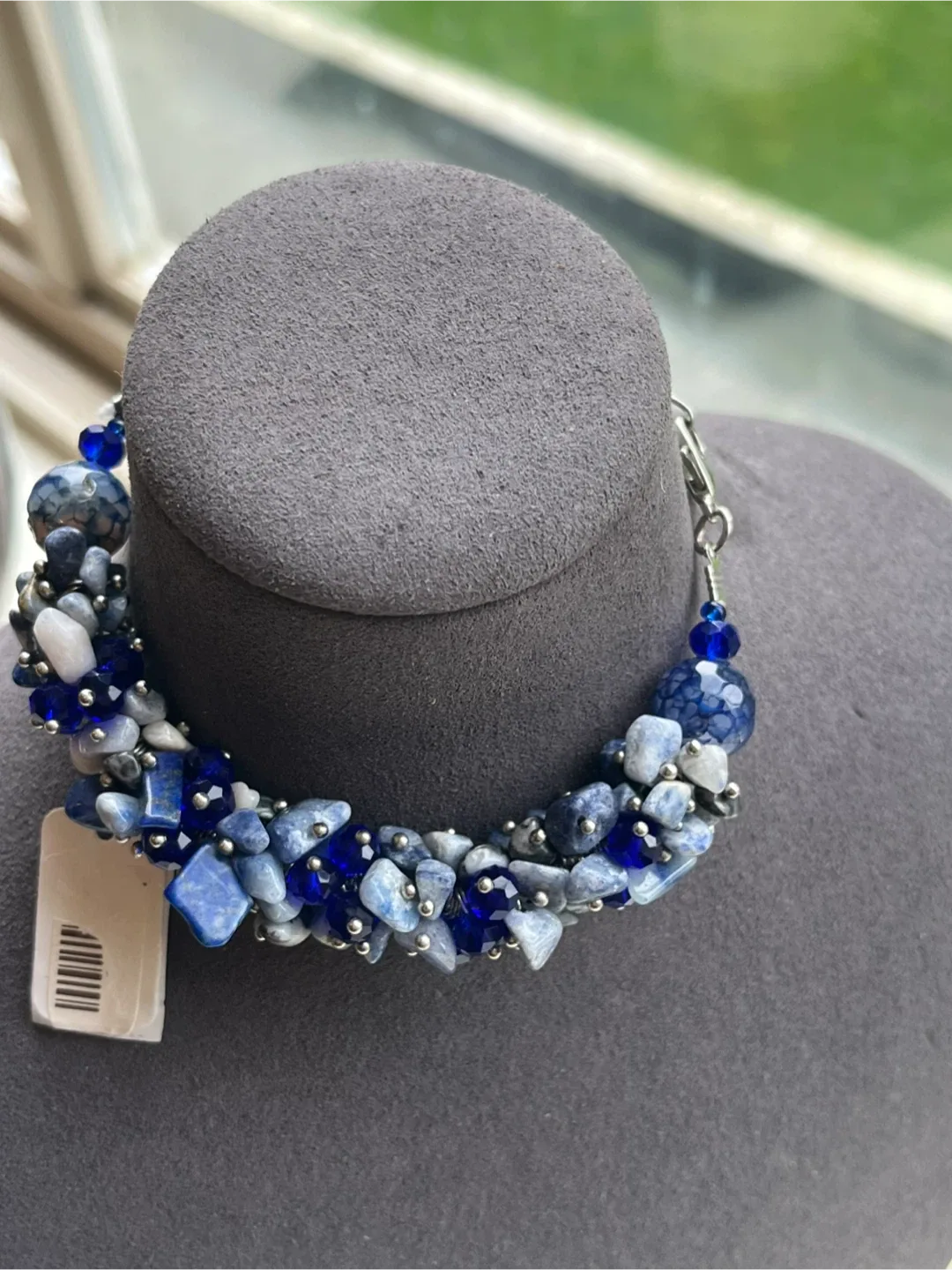 Make an offer: Lapis Lazuli Bracelet. image indicator(7)