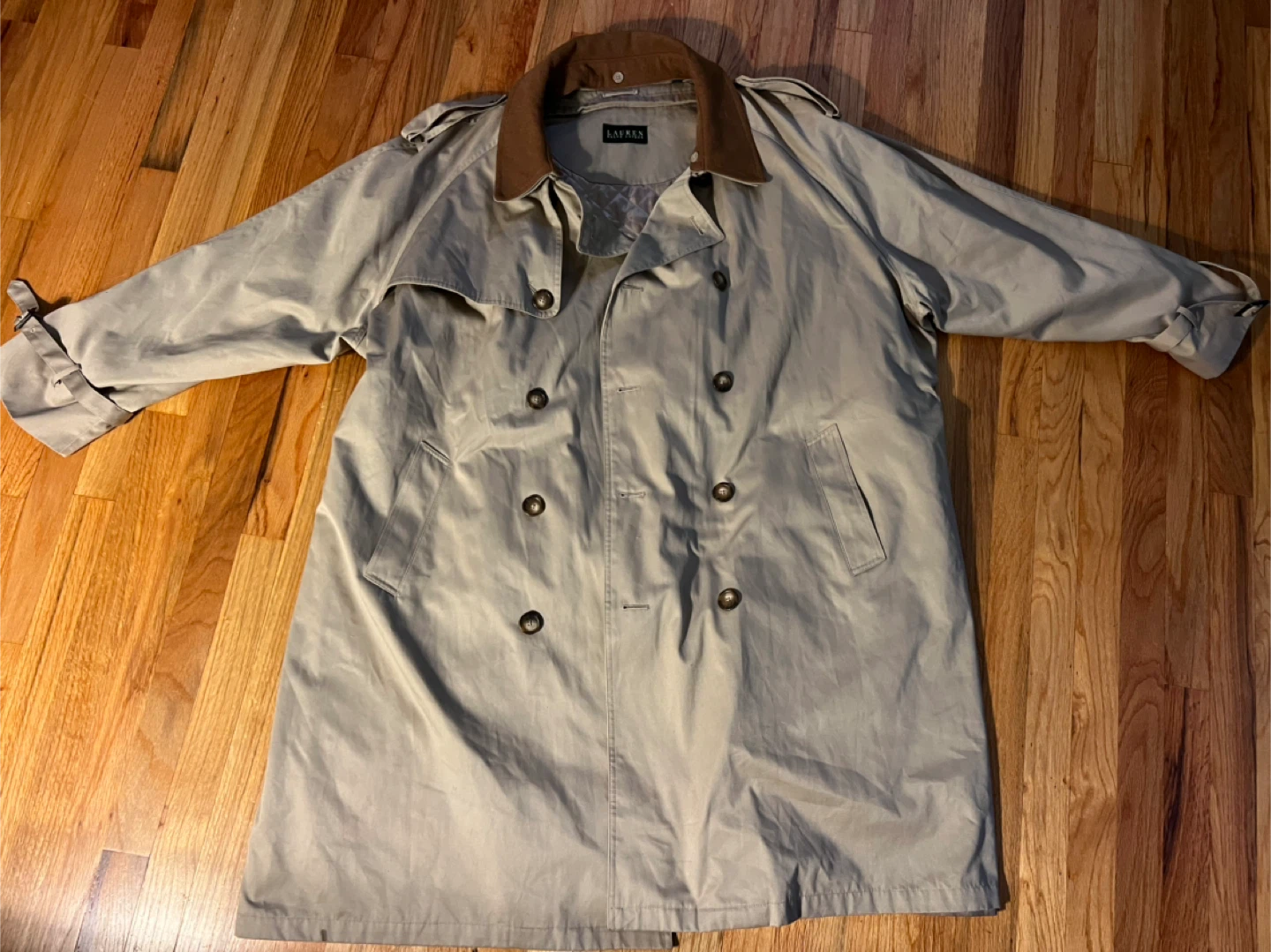 Ralph Lauren Men’s Trench Coat size 56R