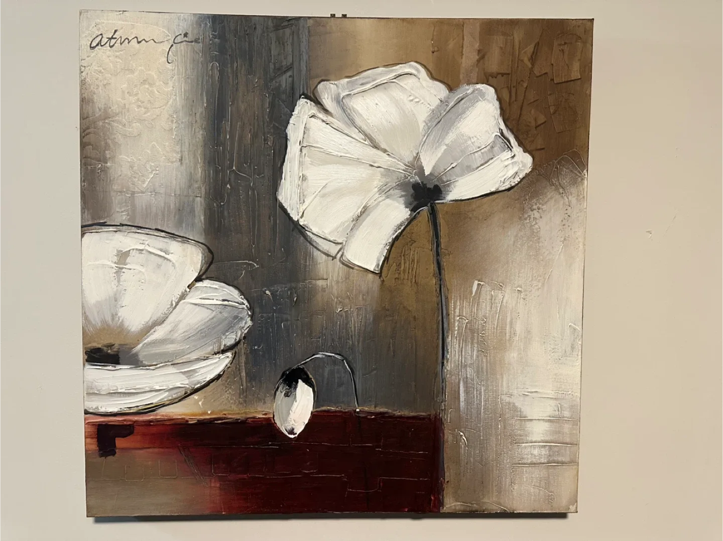 Floral Canvas Wall Art (60x61cm) image indicator(2)