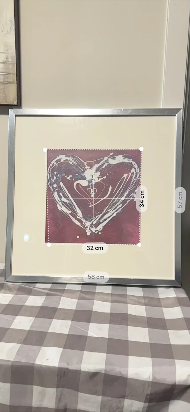 Heart Painting in Silver Frame image indicator(2)
