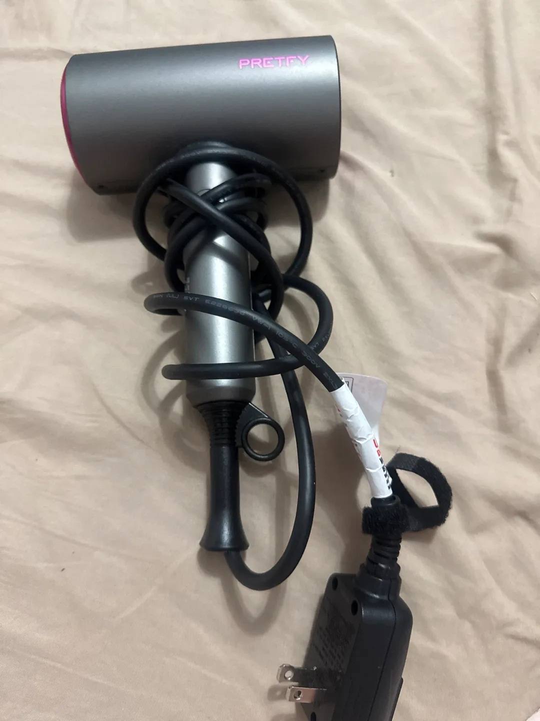 Prettify Hair Dryer - Grey & Pink