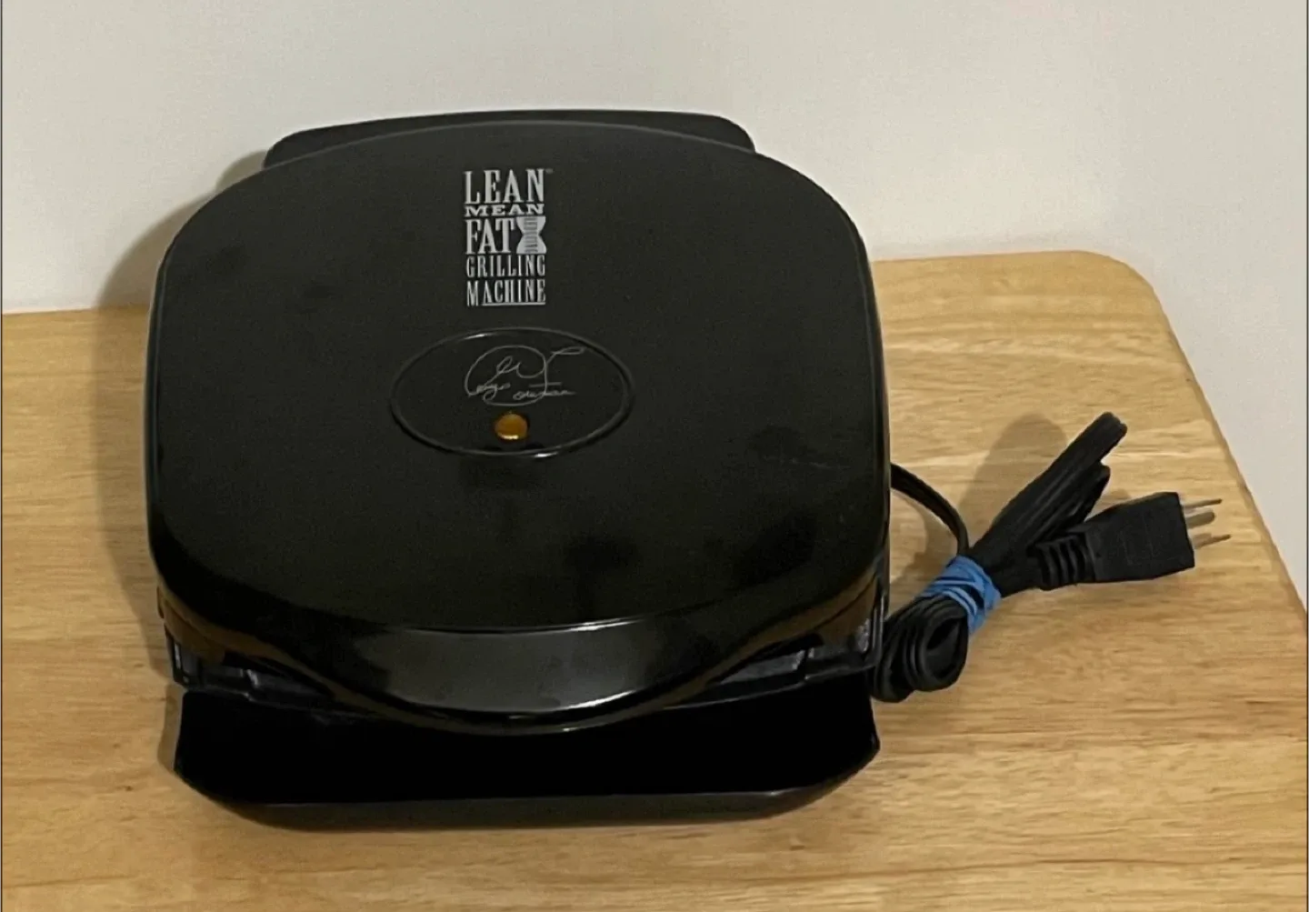 George Foreman Electric Lean Meat Fat Grilling Machine - Black