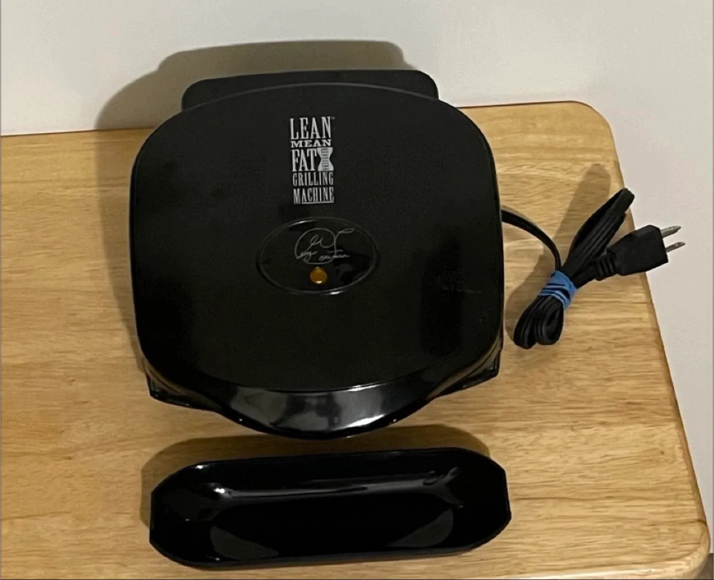 George Foreman Electric Lean Meat Fat Grilling Machine - Black image indicator(6)