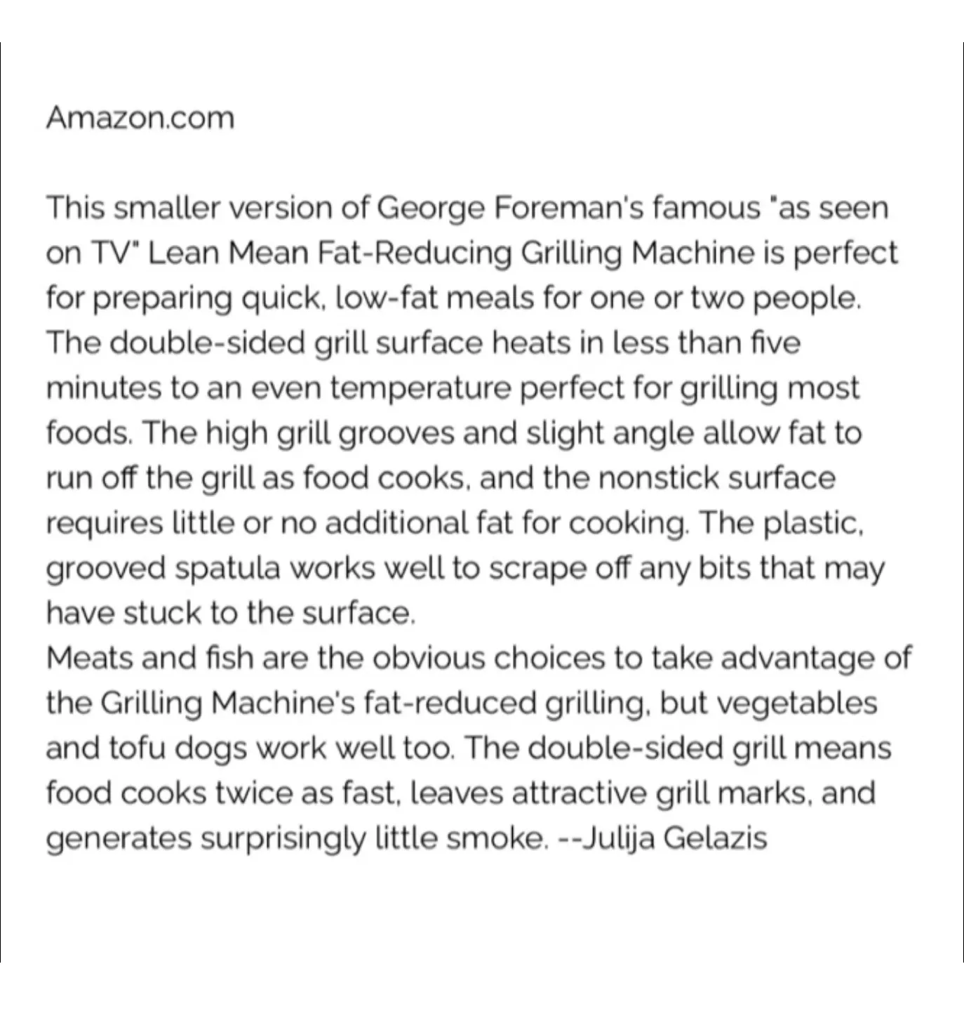 George Foreman Electric Lean Meat Fat Grilling Machine - Black image indicator(10)